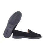 نمای بغل و زیره ی کالج جیر زنانه رنگ مشکی