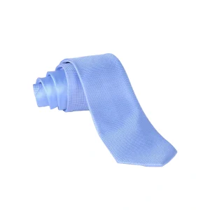 کراوات آبی روشن با نقاط ریز قرمز
