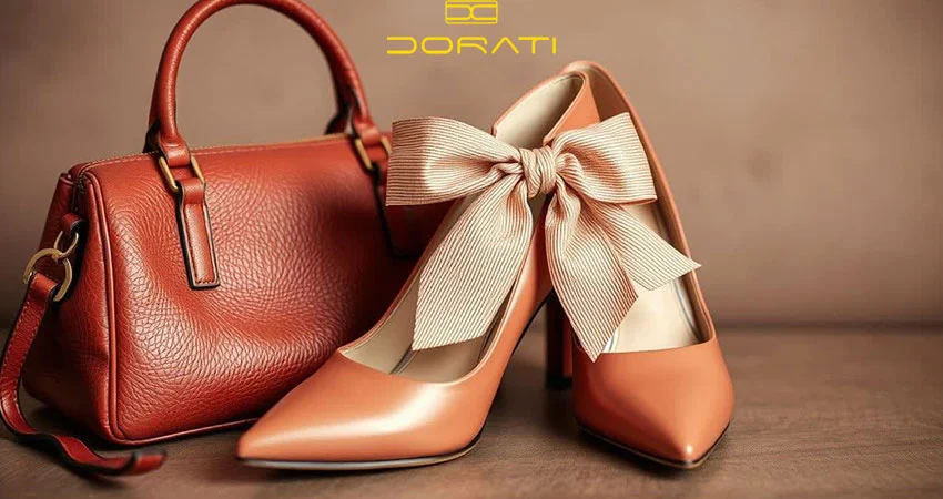 ست کردن کیف و کفش قهوه‌ای