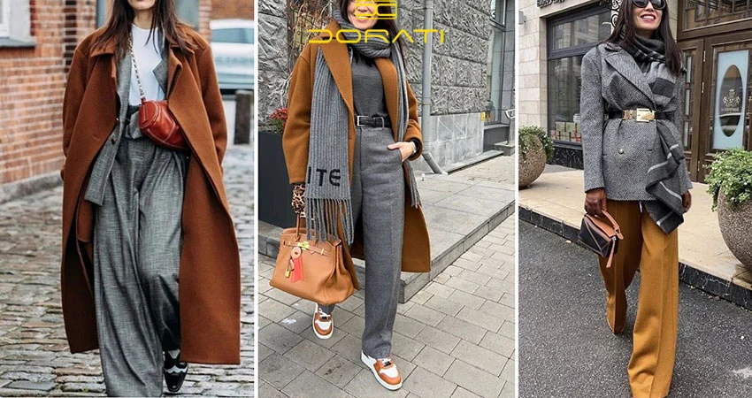 نکات ست کردن کیف و کفش قهوهای با استایل مجلسی