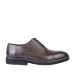 نمای بغل کفش چرم مردانه برت کد ۷۰۰ رنگ قهوه‌ای
