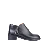 نمای بغل نیم بوت چرم زنانه کد ۲۰۳