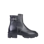 نمای بغل بوت چرم زنانه بغل سگک ۶۰۰۳