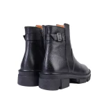 نمای پشت بوت چرم زنانه بغل سگک کد 6003