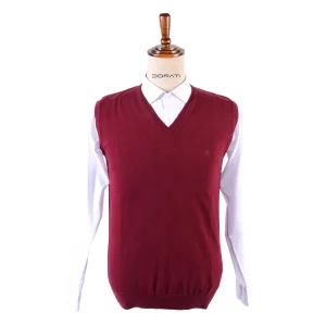 جلیقه زرشکی مردانه دراتی