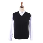 جلیقه مشکی بافت مردانه دراتی