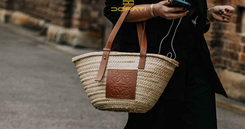 کیف‌های بافت حصیری (Woven Tote)