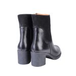 نمای پشت بوت 556 پاشنه دار چرم زنانه