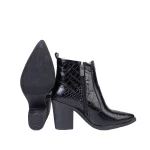 نمای بغل و زیره بوت چرم زنانه دراتی مدل 742