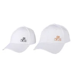 نمای رو به رو انواع گلدوزی رنگ های سفید کلاه دراتی