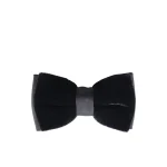 پاپیون مشکی مخمل دراتی مخصوص دامادان