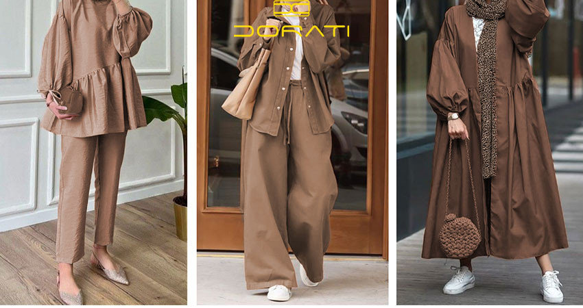 ست کردن شلوار قهوهای در استایل روزمره