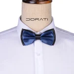 تن‌پوش پاپیون سورمه ای و مشکی دراتی