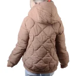 نمای پشت تن‌پوش کاپشن دخترانه نسکافه‌ای