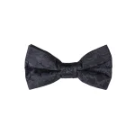 مکای رو به رو پاپیون مشکی گل‌دار