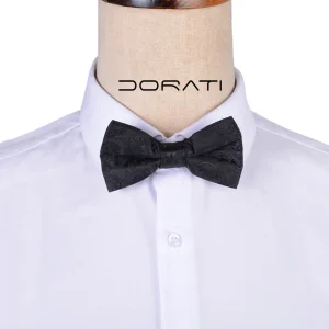 تن‌پوش پاپیون مشکی طرح‌دار