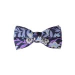 نمای رو به رو پاپیون طرح گل مردانه