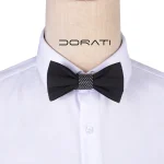 تن‌پوش پاپیون طرح‌دار مردانه مشکی