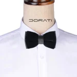 پاپیون مشکی مخمل دراتی مخصوص دامادان