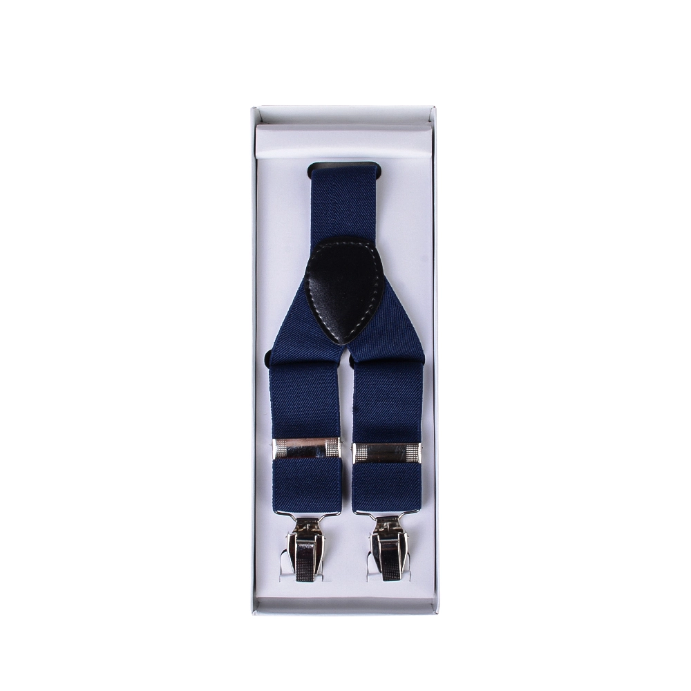 نمای رو به رو ساسبند مردانه دراتی رنگ سورمه‌ای