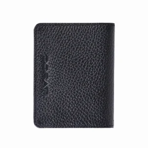 نمای رو به رو جاکارتی چرم ناهید مشکی