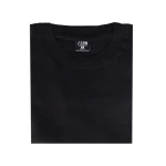 نمای بالا تیشرت بیسیک مشکی مردانه