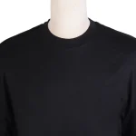 نمای نزدیک تیشرت مشکی ساد مردانه