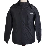 نمای رو به رو کاپشن کلمبیا رنگ مشکی