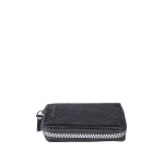 نمای رو به رو از زیپ جاکارتی چرم فلوتر مردانه