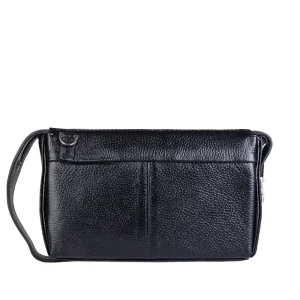 نمای پشت کیف دستی چرم مردانه ۱۰۹