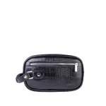 نمای پشت کیف دستی چرم طبیعی کروکو