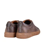 نمای پشت کفش ونس چرم مردانه ۳۰۱ رنگ قهوه‌ای