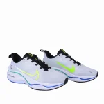 نمای بغل کتانی نایک سفید مردانه زومیکس