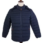 نمای رو به رو کاپشن سورمه ای مردانه مدل ۷۸۹۸۱