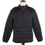 نمای رو به رو کاپشن مشکی مردانه ۷۸۹۸۱