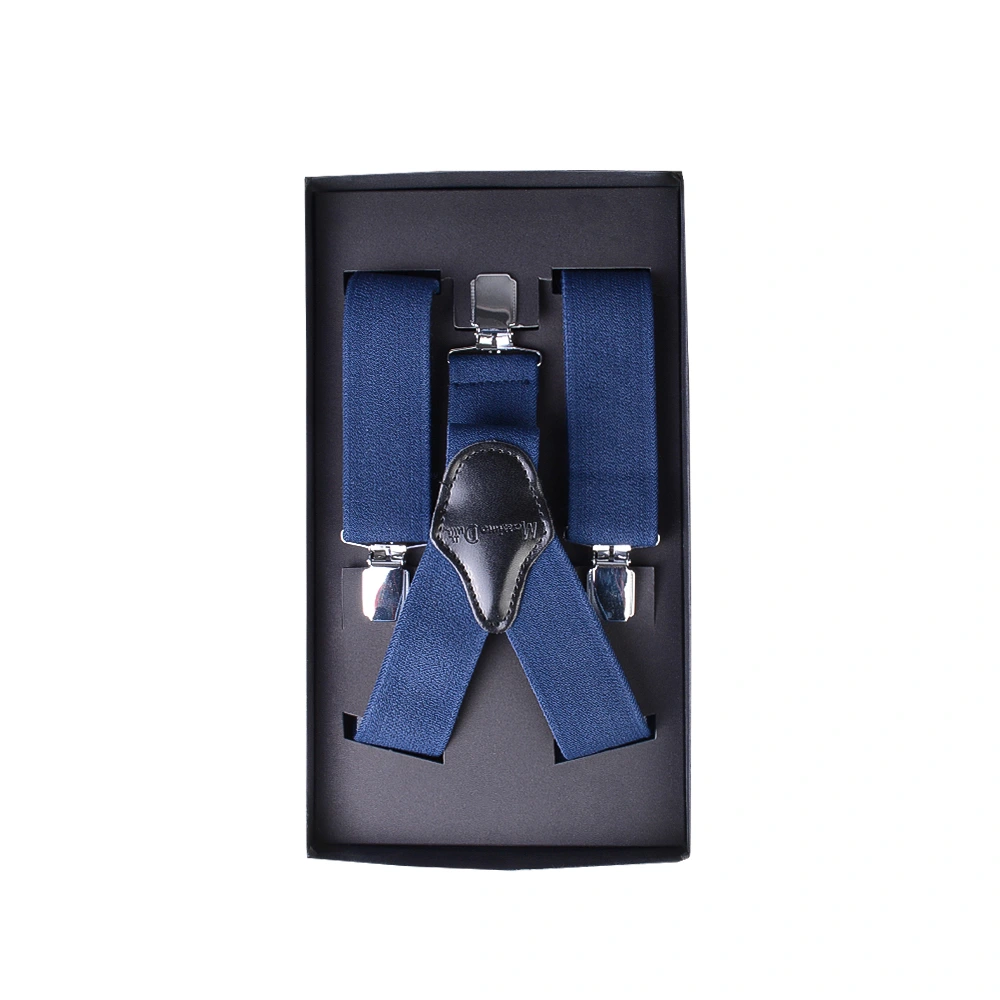 نمای بالا ساسبند سورمه‌ای مردانه با یراق سیلور