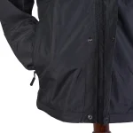 نمای نزدیک آستین و جیب کاپشن مردانه north face