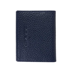 نمای بالا جاکارتی چرم سورمه‌ای یونیسکس