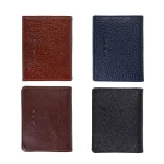 نمای رو به رو چهار رنگ جاکارتی تمام چرم طبیعی یونیسکس