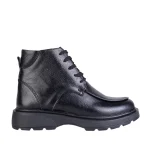 نمای بغل بوت چرم زنانه کد ۴۰۲