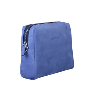 نمای بغ کیف دوشی ادری زنانه رنگ آبی