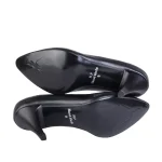 نمای زیره کفش چرم پاشنه دار زنانه ۶۰