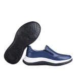 نمای بغل و زیره کفش چرم زنانه پتی سورمه ‌ای