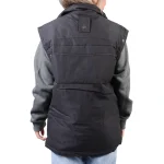 نمای پشت پافر زنانه مشکی برند mk