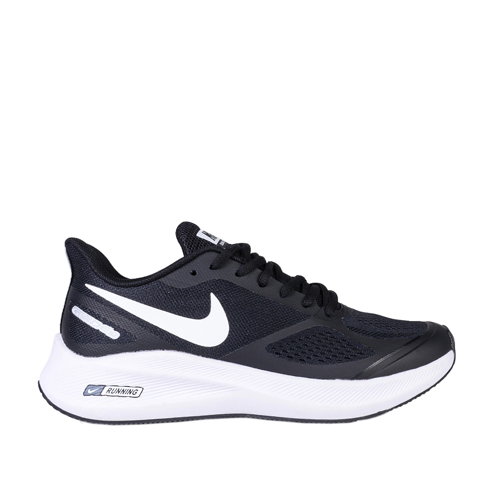 نمای بغل کتانی نایک استراکچر مشکی زنانه