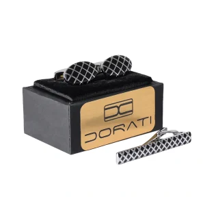 نمای روبه رو از دکمه سر استین و گیره کروات1508 با هاردباکس