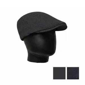 نمای رو به رو تن‌پوش کلاه باراتا مردانه ذغالی تیره