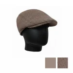 نمای رو به رو تن‌پوش کلاه باراتا مردانه قهوه‌ای