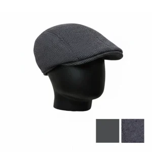 نمای رو به رو تن‌پوش کلاه باراتا مردانه خاکستری