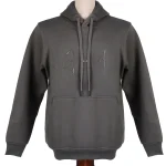 نمای رو به رو هودی یونیسکس سبز سدری مدل grand